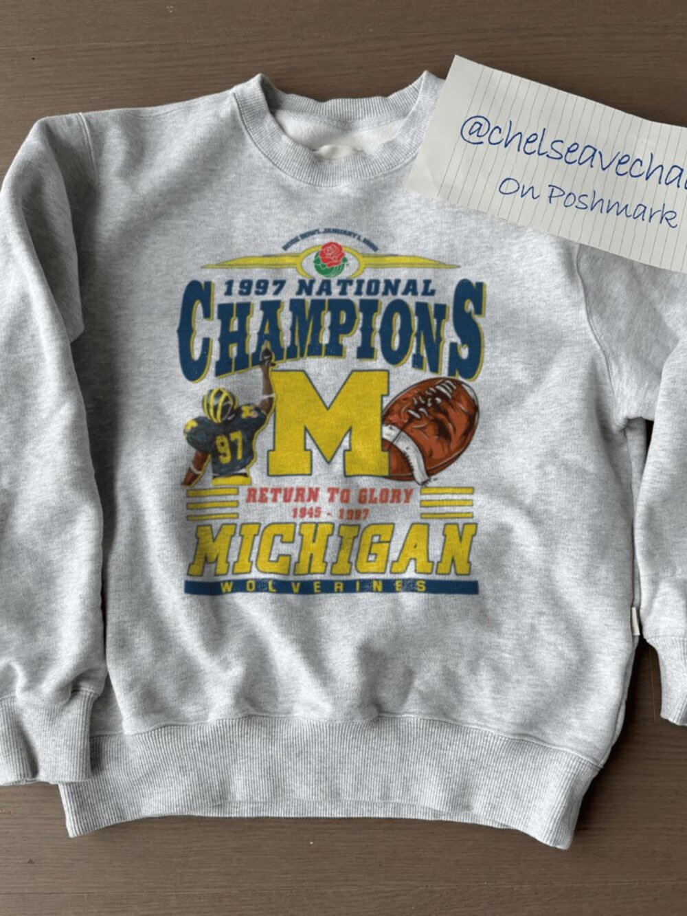 Vintage Michigan Wolverines Football Sweatshirt, Michigan Wolverines Shirt Tee
